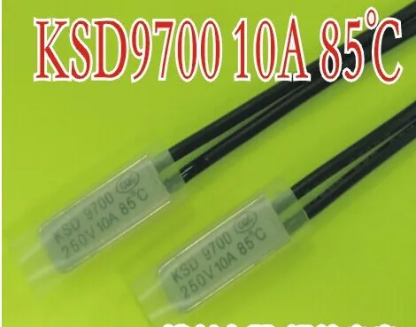 KSD9700 5A250V 85 градусов C N.O нормально открытый температурный переключатель Термостат