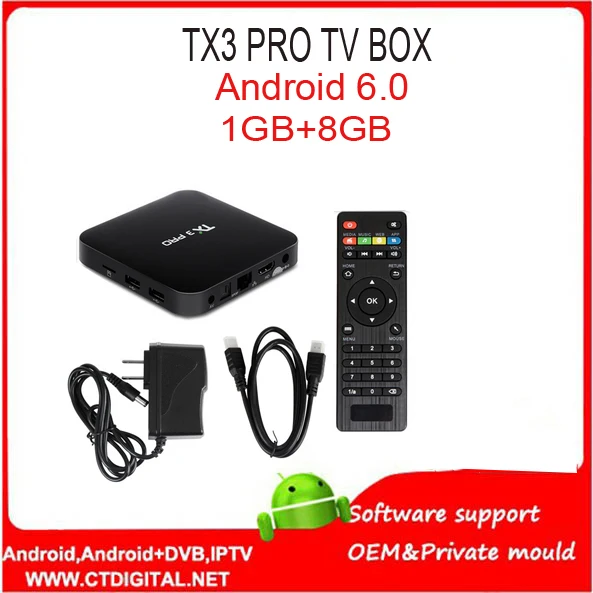 

TX3 PRO Android 6.0 Amlogic S905X Quad core Set top box 1G 8G Android TV Box 2.4G WIFI Media Player Smart Tv Box VS TX5 PRO