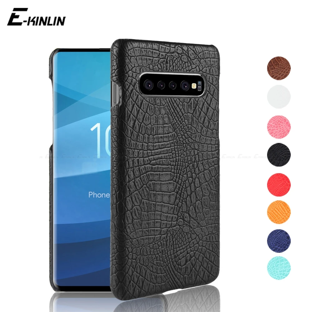 

Snake Crocodile Skin Cover Leather Case For Samsung Galaxy Note 10 9 8 S7 Edge S8 S9 S10 Plus S10e A6 A7 A8 A9 2018 A5 A3 2017