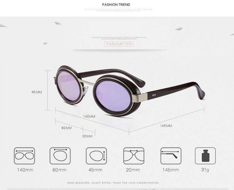 FS YURI YUAN plout новая мода Cobain очки HD линзы UV400 Высокое качество овальные солнцезащитные очки для мужчин и женщин oculos горячая распродажа