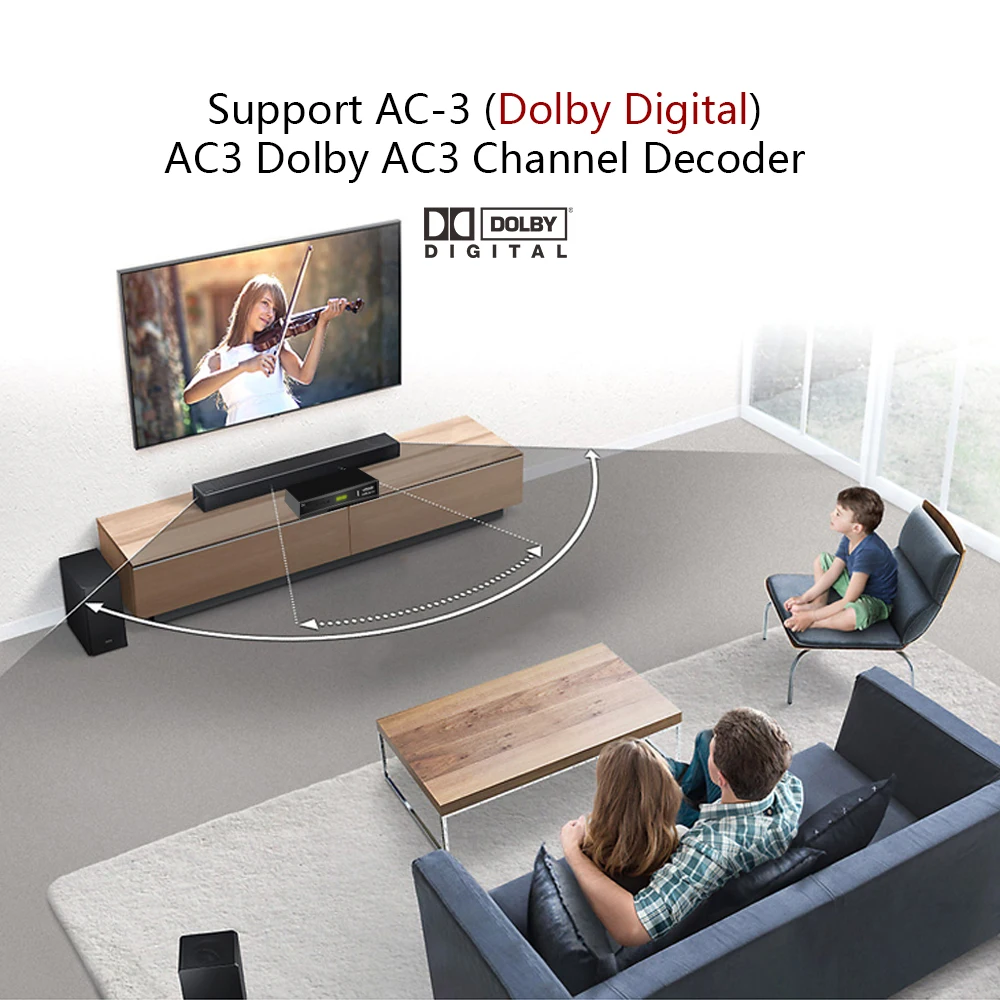 DVB T2 ТВ тюнер H.265/HEVC цифровой приемник эфирного сигнала T3 USB 2 0 поддержка AC3 youtube PVR
