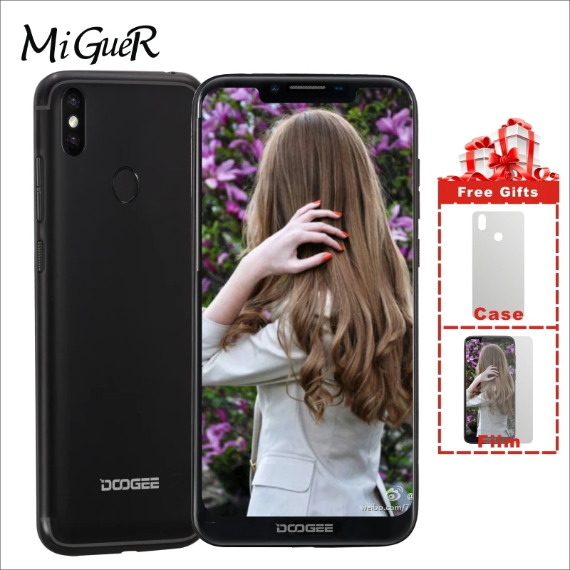 DOOGEE BL5500 Lite 4G 6 19 'ɺndroid 8 1 мобильный телефон 5500 мАч 13 0 МП отпечаток пальца ID