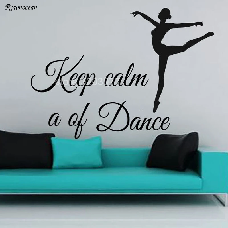 Dance Wall Decals Quotes Art Vinyl Decal Sticker Studio Window Girl