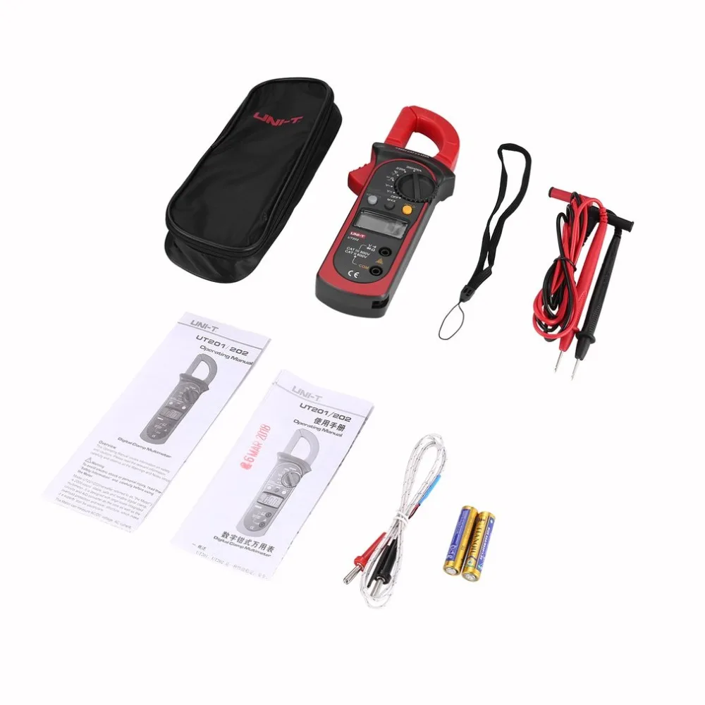 

Digital Clamp Meters UNIT DC/AC Volt Amp Ohm Diode Mini Multimeter Ammeter Multitester Current Voltage Resistance Tester Probe