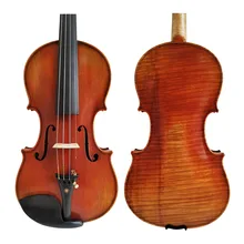 Копия Stradivarius 1716 ручной работы спиртовой лак скрипка+ углеродного волокна лук пены чехол FPVN04#5