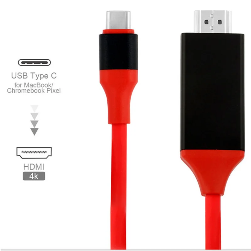 Высокоскоростной кабель типа C HDMI USB 3 1 штекер 4K для Macbook Samsung S10 M30 A70 A50 шнур адаптер