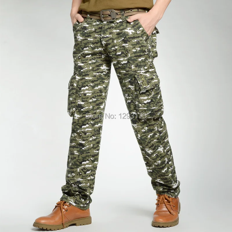 Size 28 38 Large in Stock Mens Cargo Pants,Casual Cotton Trousers,Multi