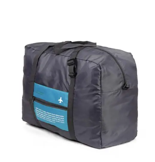 Модная Дорожная сумка унисекс, большая Вместительная женская нейлоновая складная сумка, органайзер для багажа, сумки для багажа - Цвет: Blue