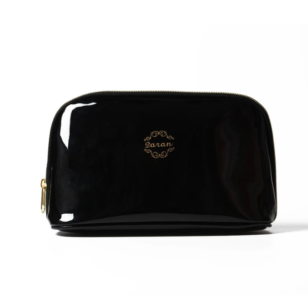 Us 7 98 Women Pvc Shiny Cosmetic Bag With Zipper Travel Makeup Toilet Portable Organizer Storage Pouch Toiletry Wash Bags In