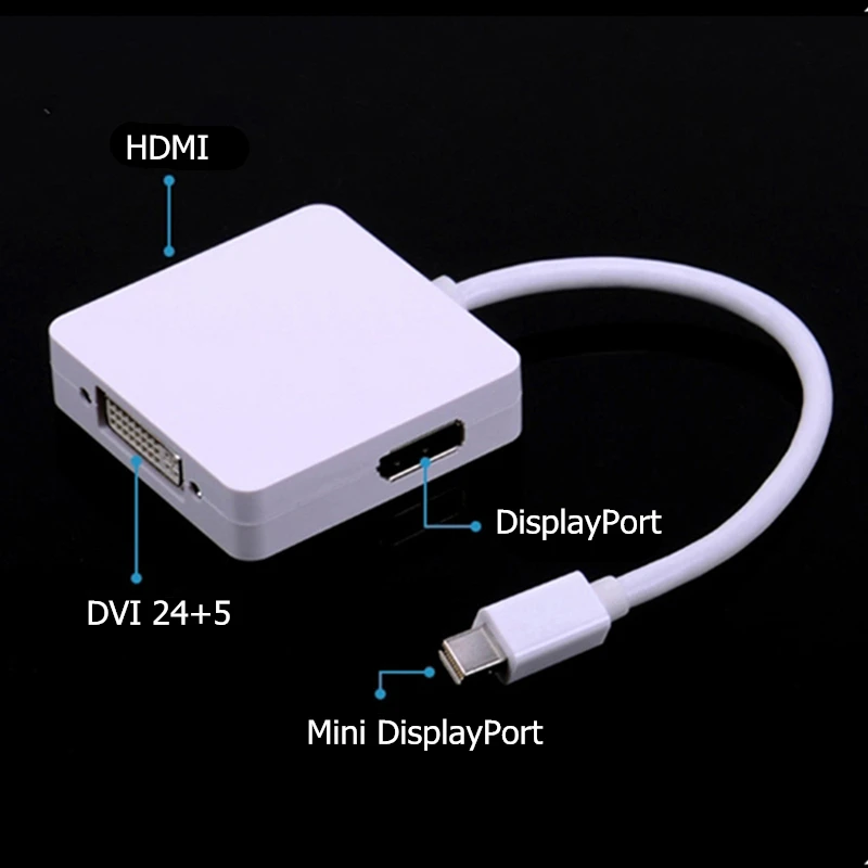 Rankman Thunderbolt Mini DP to HDMI DVI DisplayPort DP Adapter Cable Converter 1080p for Mac macbook TV Projector Monitor Rankman Thunderbolt Mini DP to HDMI DVI DisplayPort DP Adapter Cable Converter 1080p for Mac macbook TV Projector Monitor
