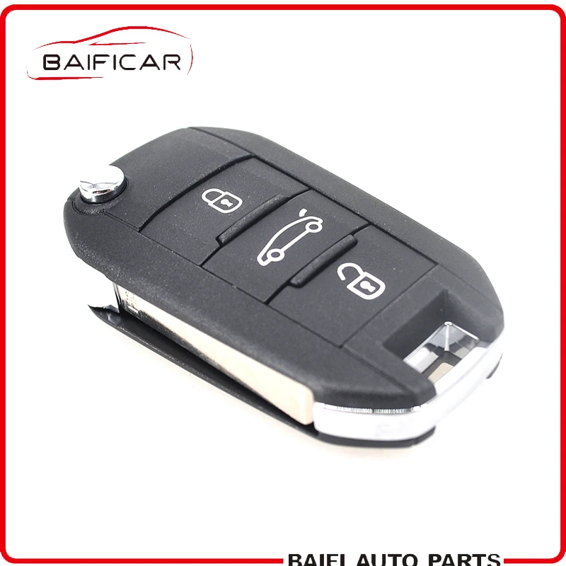 

Baificar Genuine 3 Buttons 4A Chip Remote Flip Key Folding Car Key 433MHz HUF8435 For Peugeot 308 4008 Citroen Aircross C5 C6