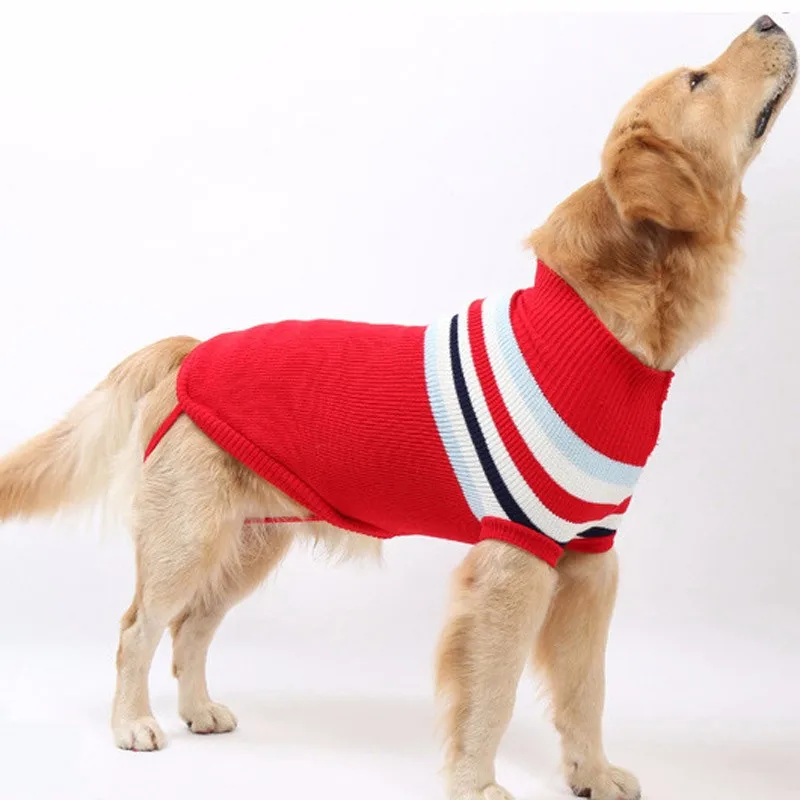 Популярный модный Удобный XS-4XL большой свитер для собаки Милая Одежда для собак зимняя одежда для больших собак Зимний свитер для маленьких щенков