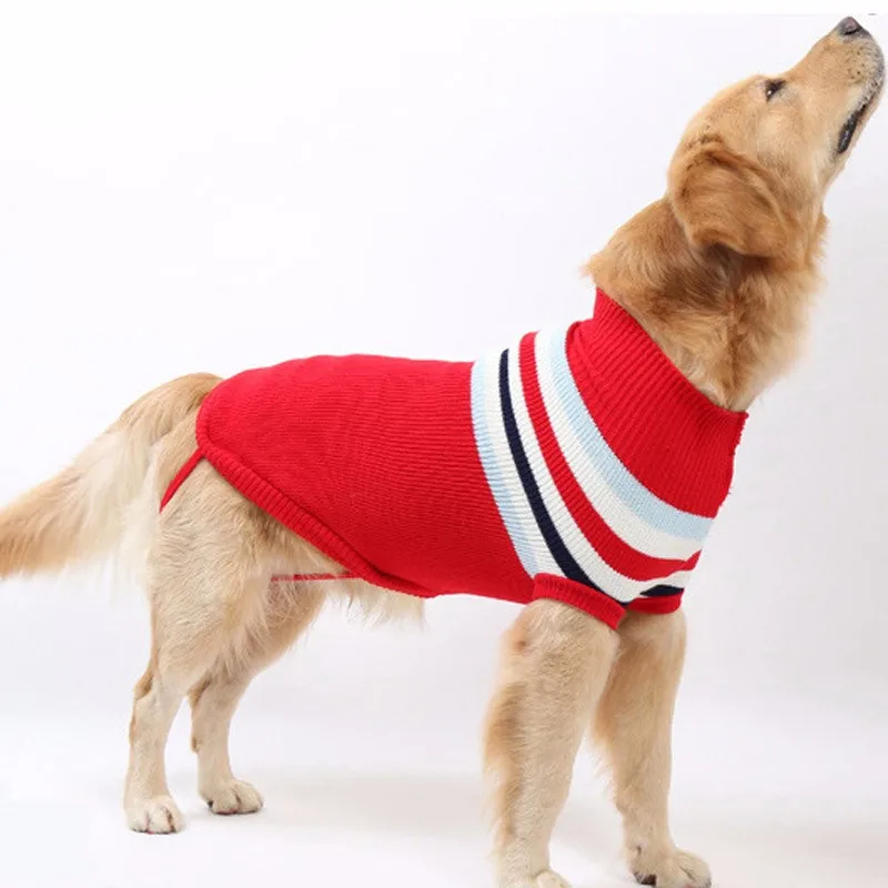 Hot Fashion Comfortable XS-XXXL large pet dog sweater cute dog clothes in winter big dog clothes small puppy winter sweater 