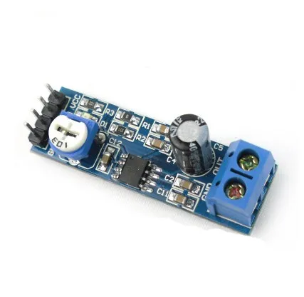 LM386 аудио усилитель модуль 200 раз 5в 12в вход 10К сопротивление H41|audio amplifier module|amplifier