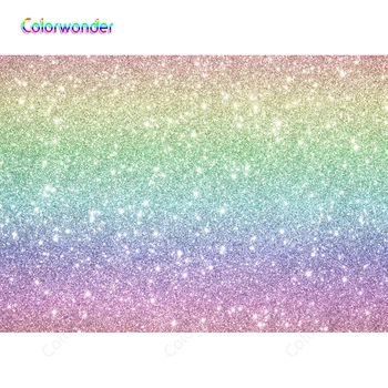 

Glitter Custom Backdrops for Photography Rainbow Color with Powder Sliver Twinkle Stars Backgrounds for Birthday Party YouTube