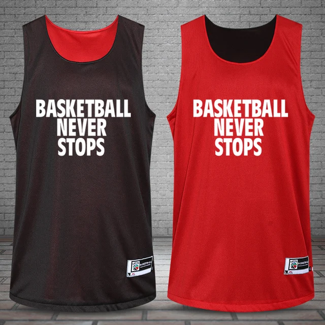 Reversible Wear Jersey Shorts 2PCS Men Basketball Set Custom LOGO Name Number Both side Suit