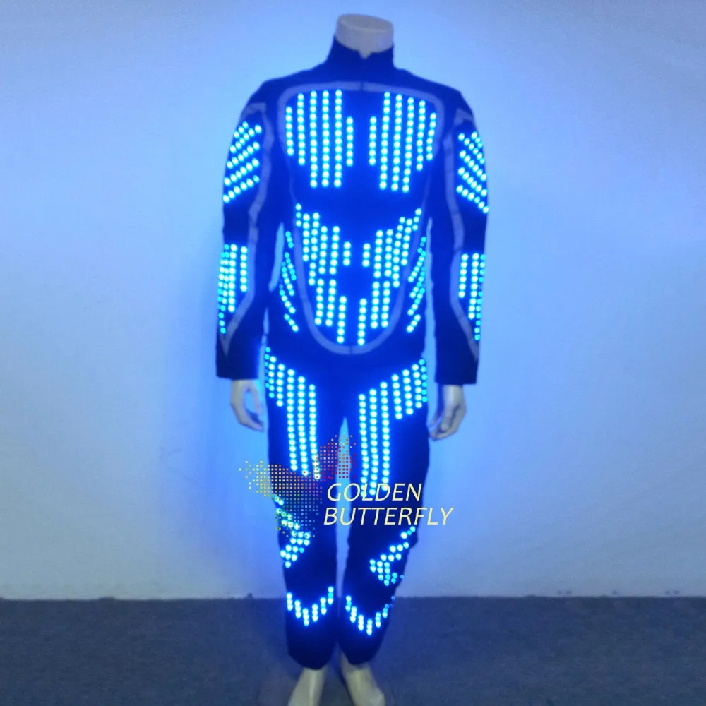 Best Offers LED/EL Light Clothing Glowing Dance LED Clothes Fashion Luminous Costumes Scintillation Men/Women Stage Performance Dance Suits