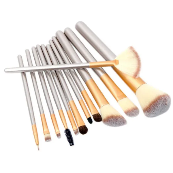 

12pcs Makeup Brushes Set Fondation Eyeshadow Cosmetic Tool Powder Blusher Eyeshadow Eyeliner Eyebrow Lip Brush soin barbe
