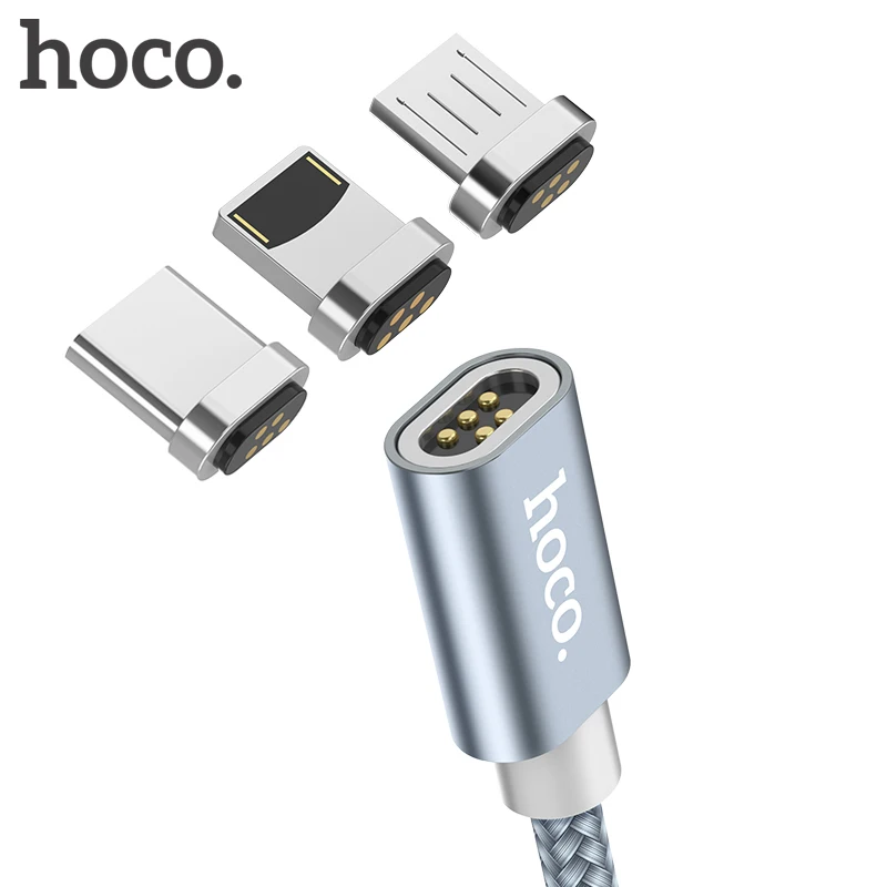 НОСО 3 в 1 Зарядка через usb Магнитный кабель Micro USB/Тип usb C/Lightning Быстрая Зарядка адаптер Магнит кабель для android iOS