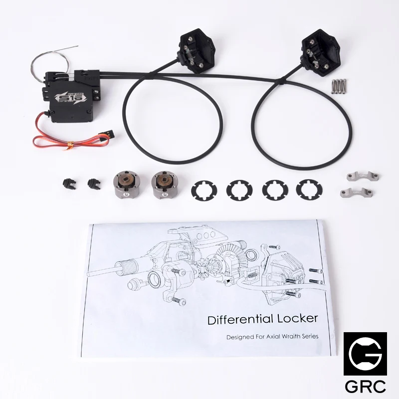 Дифференциальный замок diff locker для масштаба 1/10 Wraith 90018 YETI 90025 90050 RR10 90048 гусеничный