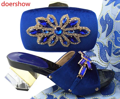 Doershow итальянские туфли с подходящими сумками в комплекте африканские женские