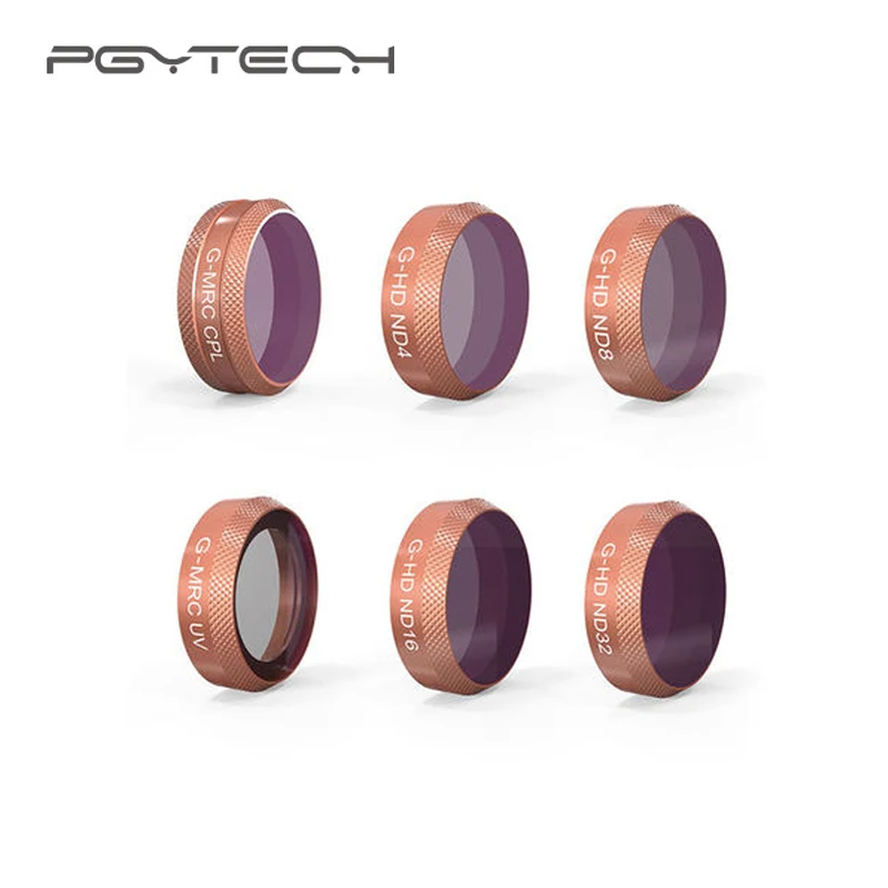 

PGYTECH Mavic Air Lens Advanced HD Filter Kits MRC-UV MRC-CPL ND4 ND8 ND16 ND32 ND64 Filter for Mavic Air Camera Accessories