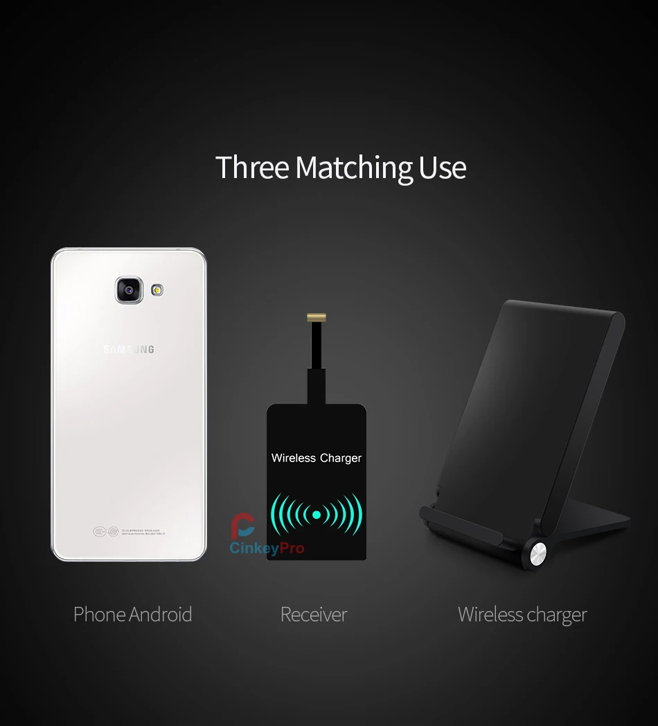 QI Wireless Charger Receiver micro usb 2