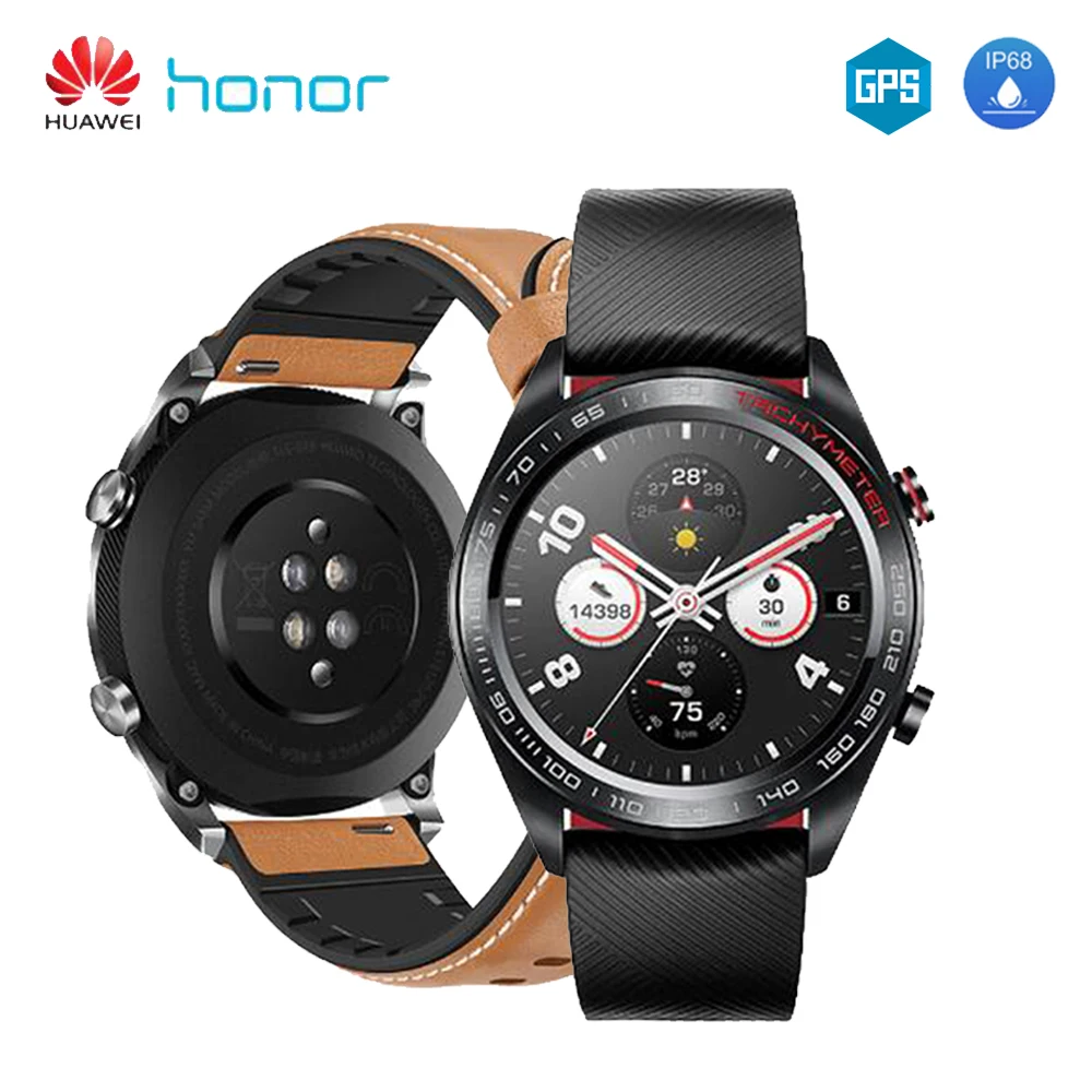

[ES IT STOCK] Huawei Honor Magic Multi Sports NFC GPS Smart watch 5ATM Heart Rate Fitness Tracker Smartwatch For Android iOS