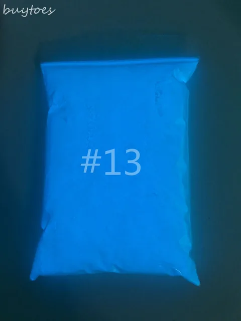 Luminous Glow Powder Super Bright 13 Blue Fluorescent Diy Luminous Glow Powder Super Bright 13 Blue Fluorescent Diy Paint Materials Pigment Noctilucent