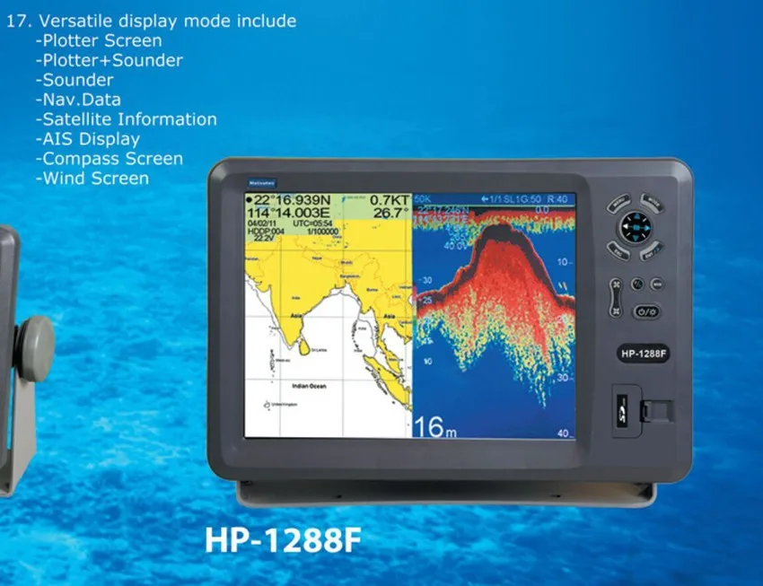 Matsutec HP-628F морской цветной плоттер эхолот двойной частоты 6 дюймов gps/SBAS Навигатор w/высокочувствительная антенна