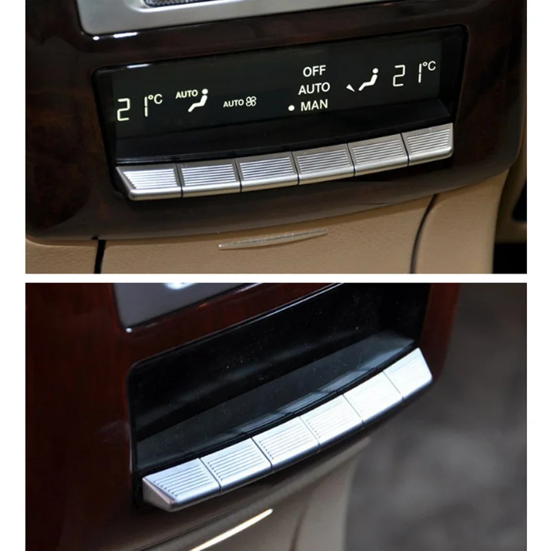 Сзади пневматическая кнопка кондиционера задний воздухоотвод кнопка переключатель регулировки для Mercedes-Benz W221 s-класс S300