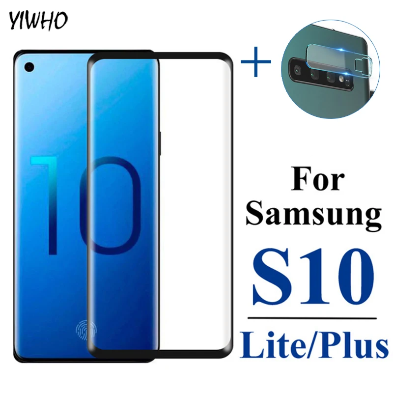 

3D Curved Tempered Glass For Samsung S10E S10 Plus Camera Len Film & Screen Protector On For Samsung Galaxy S 10 Lite E S10Plus