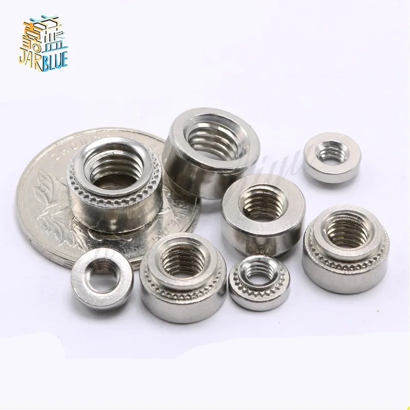 

4PCS 304 Stainless Steel Rivet Nut Pressure Riveting Nut M6-2
