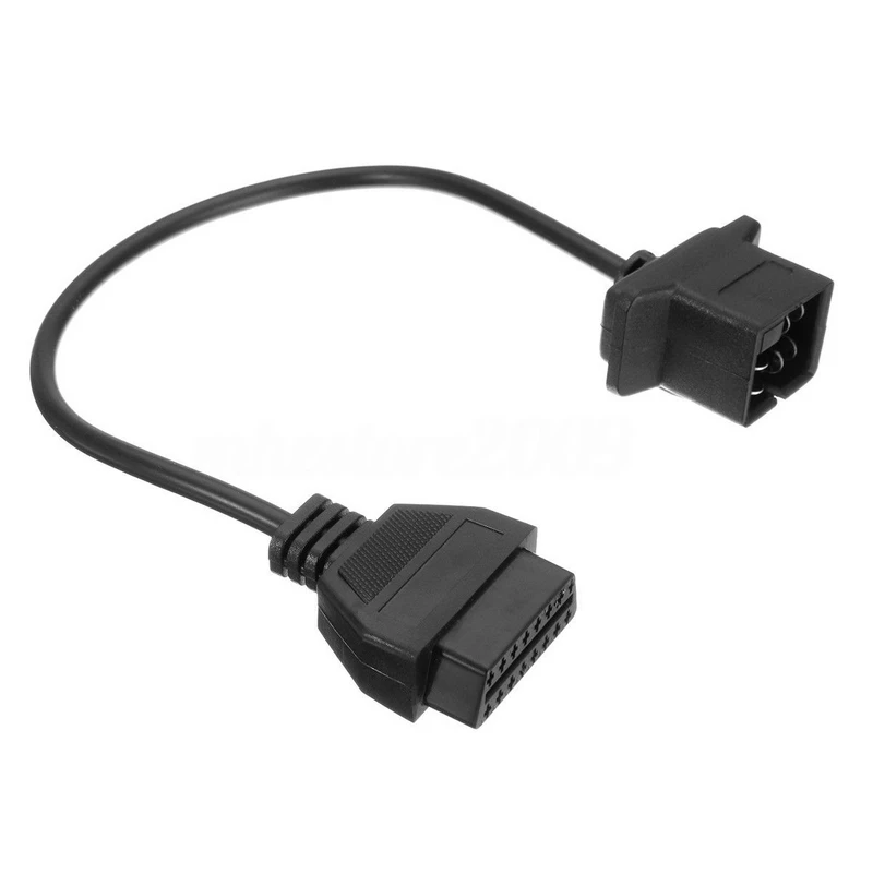 JX-LCLYL 6 Pin OBD To OBD2 Connector Adapter Cable Wire For Chrysler Jeep Dodge