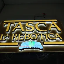 Пользовательские 3D светодиодный освещаемый акриловый рекламный магазин передние буквы