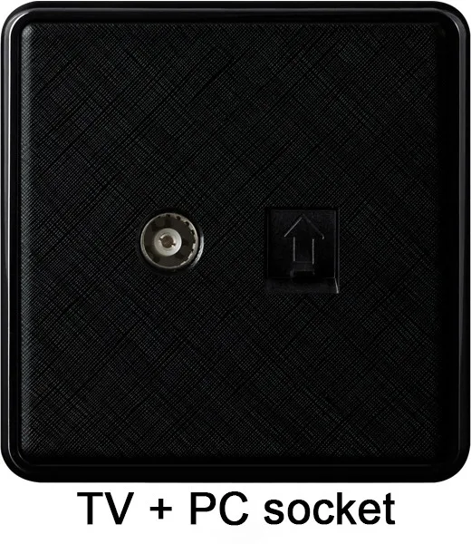 TV + PC socket