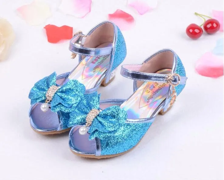 Girls Princess Leather Shoes-14