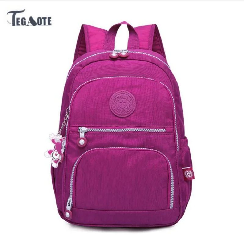 

TEGAOTE School Backpack for Teenage Girls Mochila Feminina Escolar Women Backpacks Nylon Casual Laptop Bagpack Female Sac A Dos