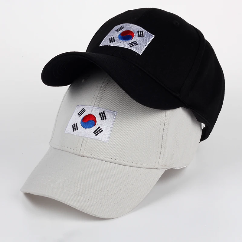 TUNICA новая Корейская версия GD бейсбольная Кепка Флаг корейской Шляпы Хлопок Snapback Хип-Хоп Кепка шляпа от солнца Bone Planas