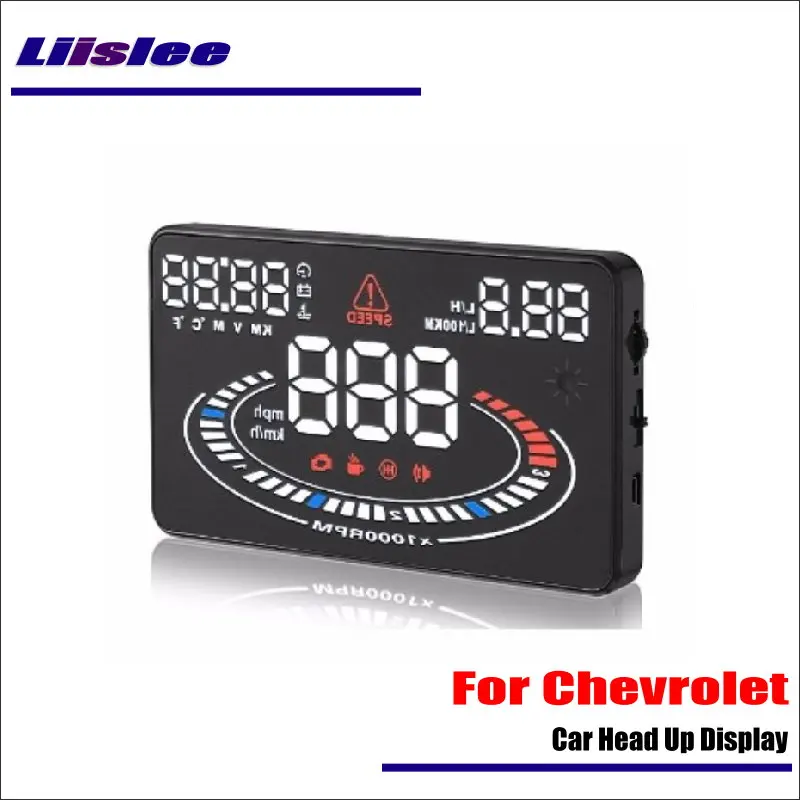 

Liislee For Chevrolet Tahoe / Spark 2015 2016 Car OBD2 Overspeed Head Up Display Driving Screen Projector Reflecting Windshield