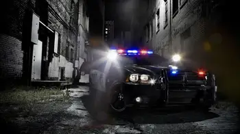 

N1390 Dodge Charger Police Car LARGE NEW Wall Sticker Silk Fabric Poster Art Indoor Decor Bright