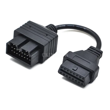 

200Pcs/Lot 20 PIN To 16 PIN Adapter OBD2 Female Connector Diagnostic Tool Code Reader Adapter Cables For KIA 20 Pin OBD to OBD 2