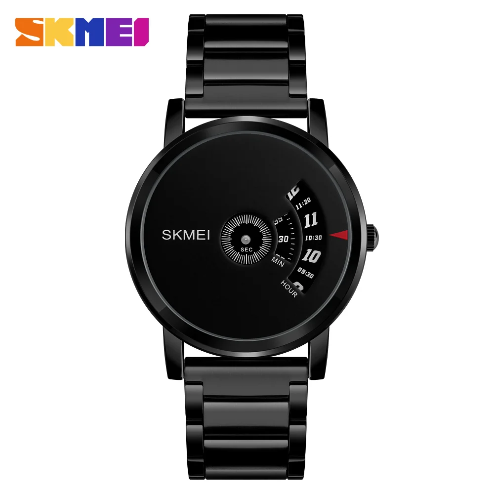 

SKMEI Men's Quartz Watch Waterproof Full Steel Fashion Watches Top Luxury Brand Wristwatches Male Clock Relogio Masculino