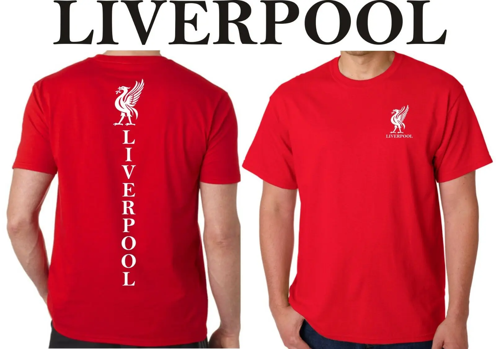 Красная футболка с Ливерпуль, город, логотип(S-XXL), для мужчин и женщин, унисекс, модная футболка