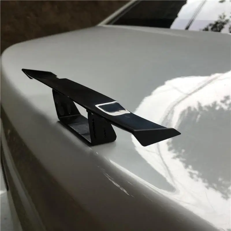 

VODOOL Mini Spoiler Wing Car Rear Spoiler Small Model ABS Plastic Without Perforation Tail Decoration Car Auto Stick Accessories