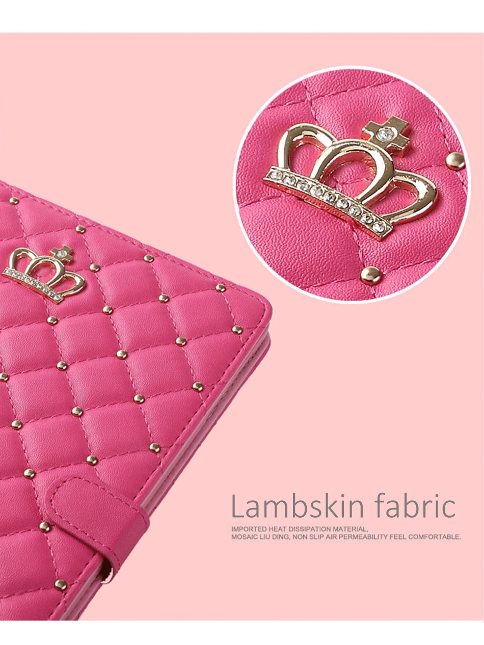 Luxury Flip Case 7.9inch Tablet Sleeve Protective Cover Shell For iPad Mini1234 9.7 For ipad 234 Auto Sleep Wakeup Holder Stand (2)