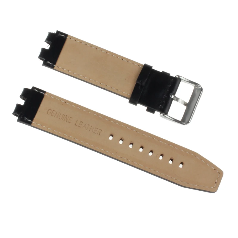 Susenstone 22 мм синтетический кожаный ремешок наручные часы стальной ремешок с пряжкой для Pebble Smartwatch