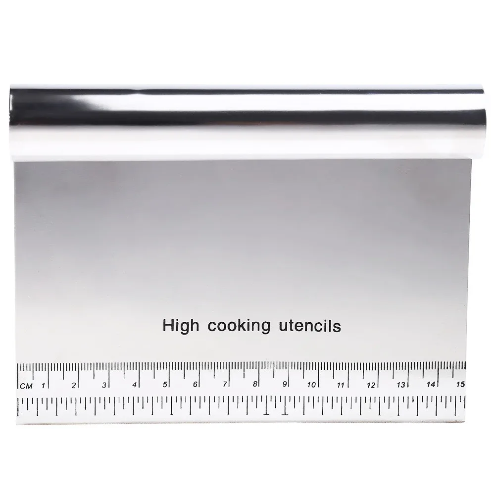 Инструменты для выпечки тортов из нержавеющей стали скребок для теста для пиццы резак кухонный инструмент для мучной выпечки весы инструмент для выпечки Легкая очистка