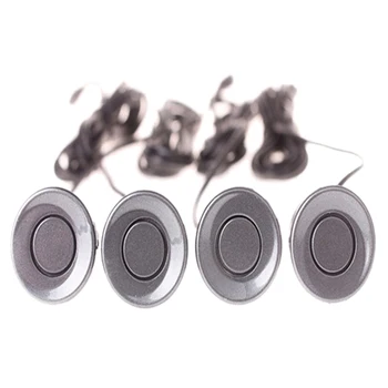

1Set Car LED Parking Sensor Kit Display 4 Sensors for all cars Reverse Assistance Backup Radar Monitor System IND gray