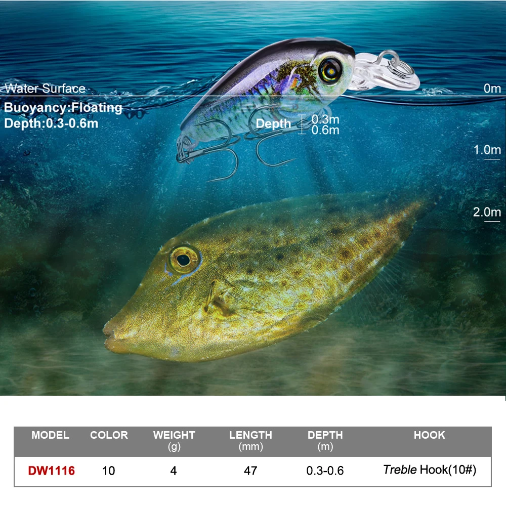 JACKFISH بوبر الصيد إغراء العائمة إغراء 1 قطعة/4g/4.5 سنتيمتر 3D عيون الطعم Crankbait Wobblers FishingTackle إيسكا الاصطناعي الطعم